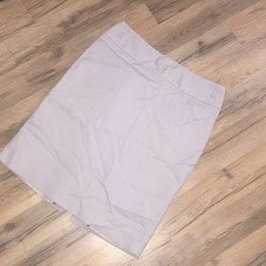 Gray pencil skirt